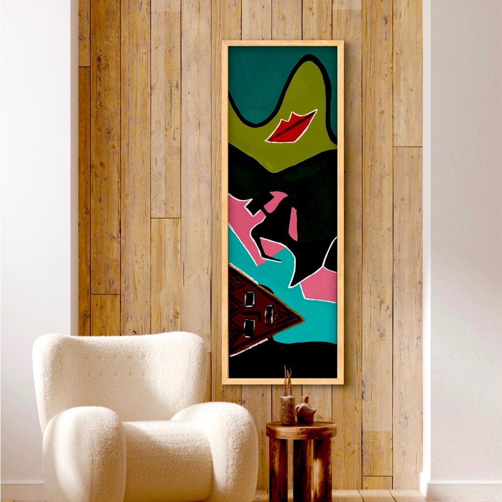 Hand painted wall decor